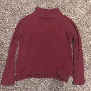 Extra Small, Cato, Maroon, Turtle Neck, Worn Very Lightly